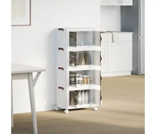 Sukraunama Daiktadėžė Su Ratukais, 28 L, 48X29,5X112,5 Cm