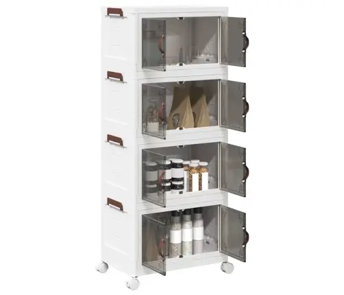 Sukraunama Daiktadėžė Su Ratukais, 28 L, 48X29,5X112,5 Cm