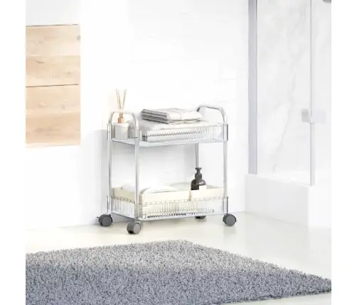 Hoiukäru 2-Korruseline Läbipaistev 37X28X43,5 Cm Akrüül