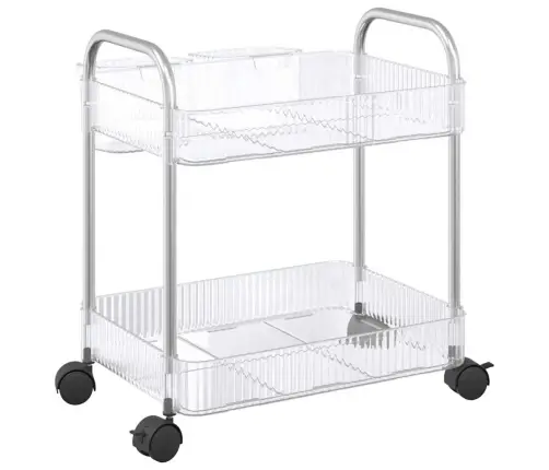 Hoiukäru 2-Korruseline Läbipaistev 37X28X43,5 Cm Akrüül