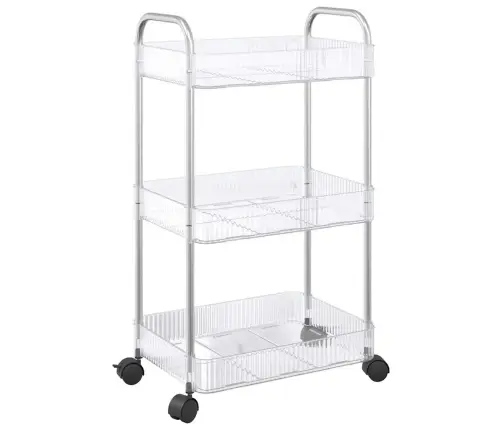 Hoiukäru 3-Korruseline Läbipaistev 37X28X68 Cm Akrüül