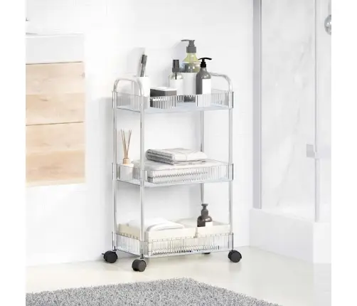 Hoiukäru 3-Korruseline Läbipaistev 37X28X68 Cm Akrüül