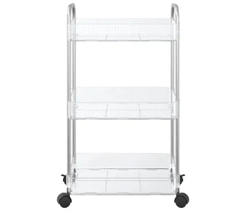 Hoiukäru 3-Korruseline Läbipaistev 37X28X68 Cm Akrüül