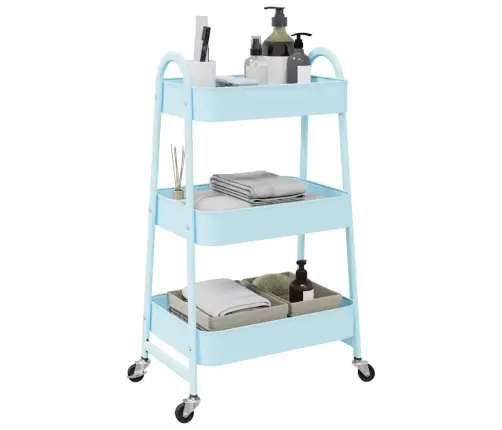 Hoiukäru 3-Korruseline Sinine 42X41,5X77 Cm Teras