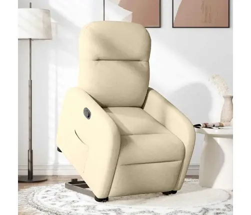 Püsti Tõusmist Toetav Tugitool, Kreemjas, Kangas