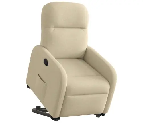 Püsti Tõusmist Toetav Tugitool, Kreemjas, Kangas