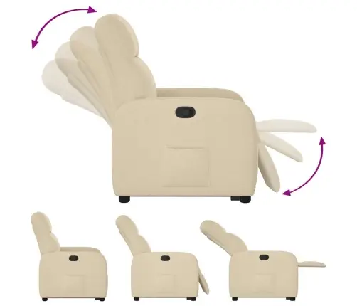 Püsti Tõusmist Toetav Tugitool, Kreemjas, Kangas