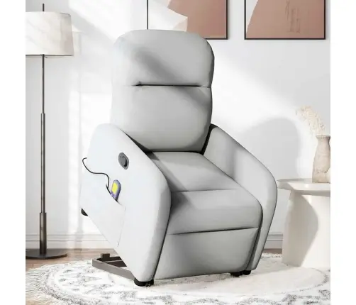 Püsti Tõusmist Toetav Massaažitool, Pilvehall, Kangas