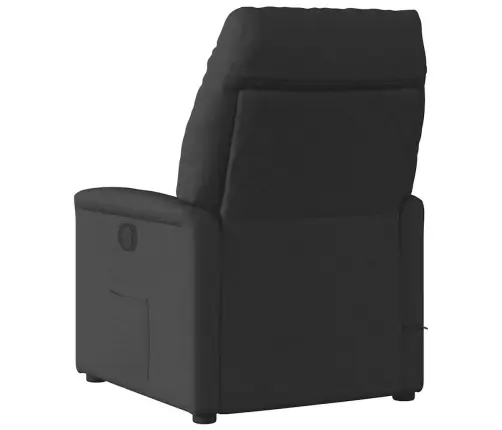 Elektrisks Masāžas Krēsls, Atgāžams, Melns Audums Vidaxl