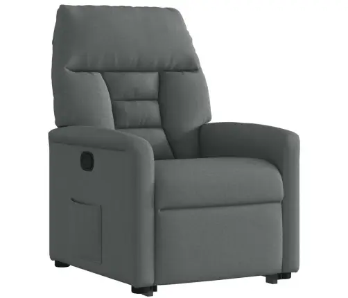 Püsti Tõusmist Toetav Tugitool, Tumehall, Kangas