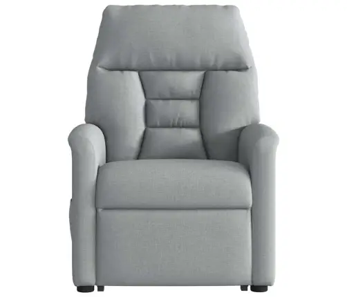 Püsti Tõusmist Toetav Massaažitool, Helehall, Kangas