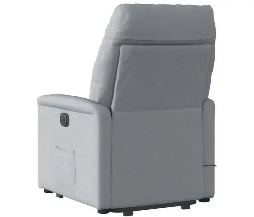 Püsti Tõusmist Toetav Massaažitool, Helehall, Kangas