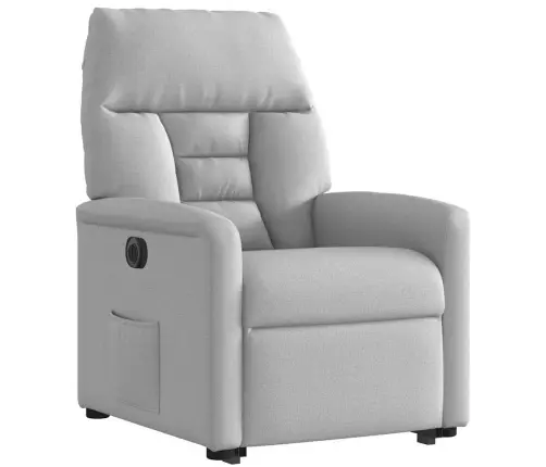 Elektrisks Atpūtas Krēsls, Paceļams, Atgāžams, Mākonis Pelēks Vidaxl