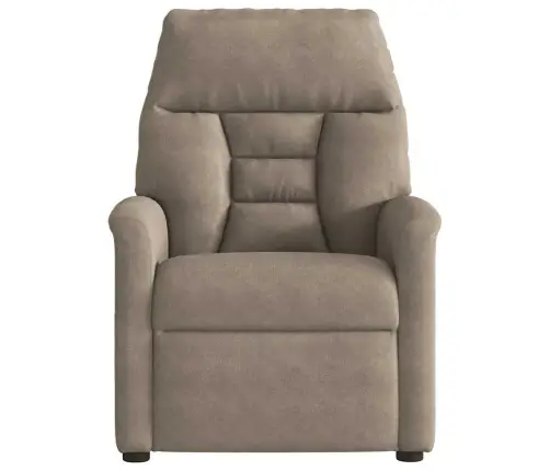 Elektrisks Atpūtas Krēsls, Pelēkbrūns Mikrošķiedras Audums Vidaxl