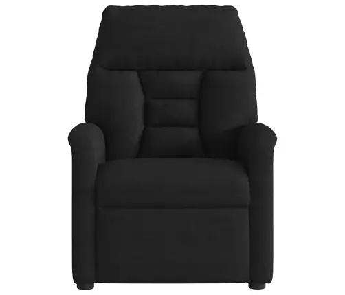 Elektrisks Masāžas Krēsls, Melns Mikrošķiedras Audums Vidaxl