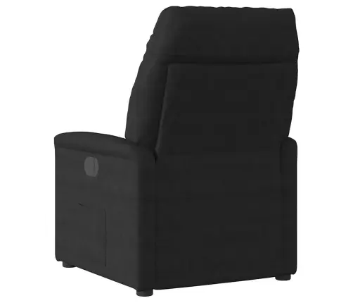 Elektrisks Masāžas Krēsls, Melns Mikrošķiedras Audums Vidaxl