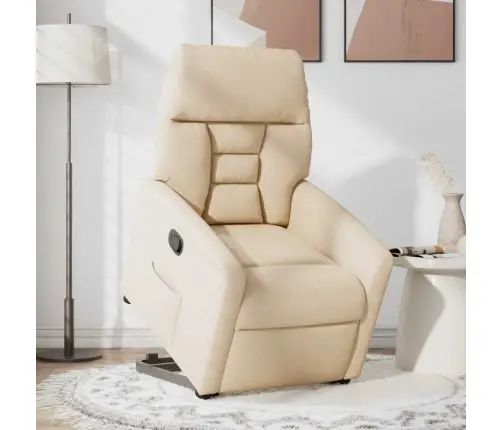 Püsti Tõusmist Toetav Tugitool, Beež, Mikrofiiber Kangas