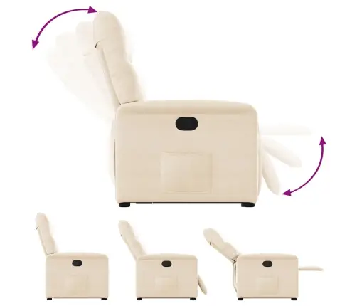 Püsti Tõusmist Toetav Tugitool, Beež, Mikrofiiber Kangas