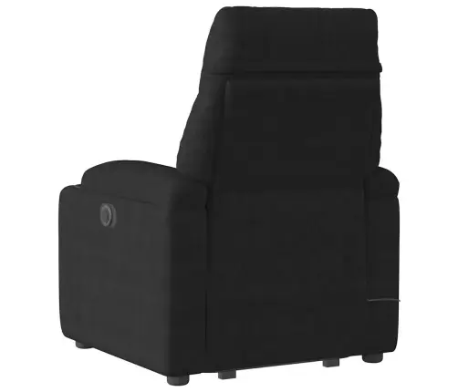 Püsti Tõusmist Toetav Massaažitool, Must, Mikrofiiber Kangas