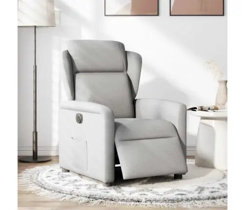 Elektriskais Atpūtas Krēsls, Mākonis Pelēks Audums Vidaxl