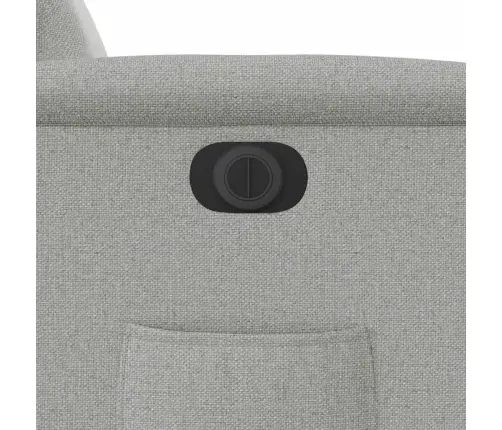 Elektriskais Atpūtas Krēsls, Mākonis Pelēks Audums Vidaxl