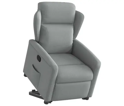 Püsti Tõusmist Toetav Tugitool, Helehall, Kangas