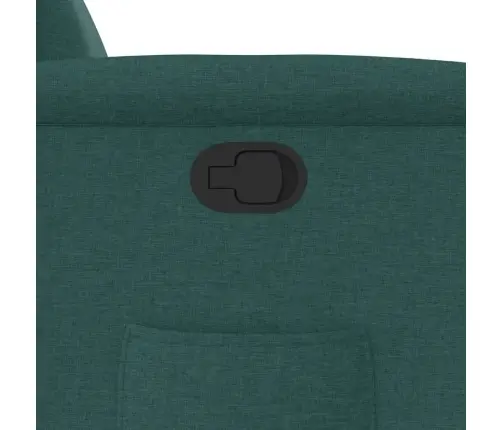 Atpūtas Krēsls, Paceļams, Atgāžams, Tumši Zaļš Audums Vidaxl Atpūtas Krēsls, Paceļams, Atgāžams, Tumši Zaļš Audums Vidaxl