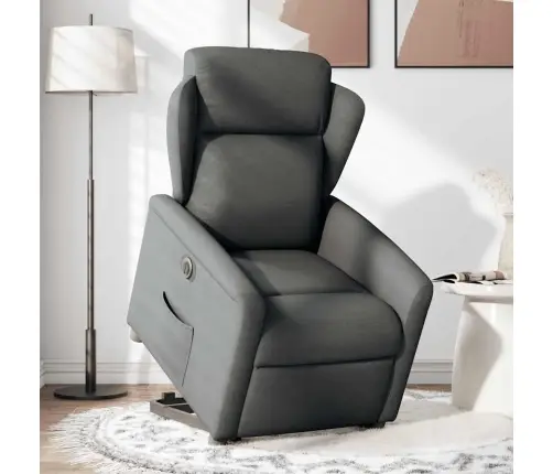 Elektriline Püstitõusmist Toetav Tugitool, Tumehall, Kangas