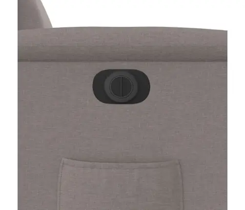 Elektrisks Atpūtas Krēsls, Paceļams/Atgāžams, Pelēkbrūns Audums Vidaxl Elektrisks Atpūtas Krēsls, Paceļams/Atgāžams, Pelēkbrūns Audums Vidaxl