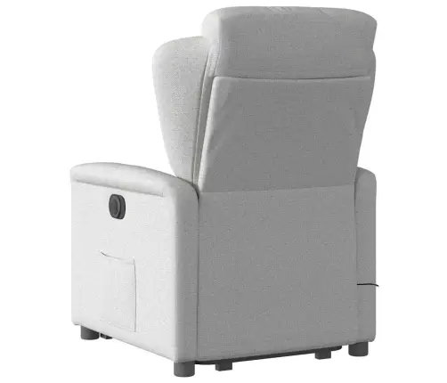 Atsistojantis Masažinis Krėslas, Pilkos Spalvos, Audinys