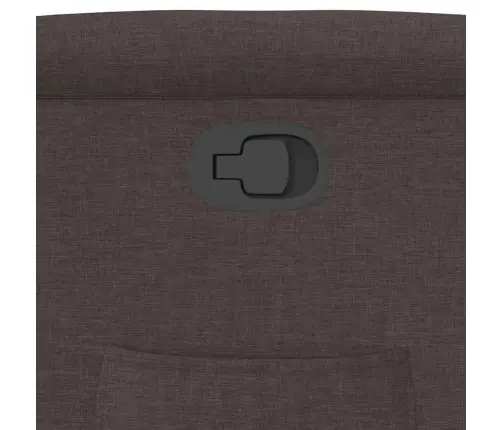 Atpūtas Krēsls, Paceļams, Atgāžams, Tumši Brūns Audums Vidaxl Atpūtas Krēsls, Paceļams, Atgāžams, Tumši Brūns Audums Vidaxl