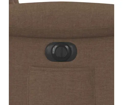 Elektrisks Atpūtas Krēsls, Atgāžams, Brūns Audums Vidaxl Elektrisks Atpūtas Krēsls, Atgāžams, Brūns Audums Vidaxl