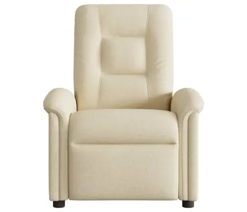 Elektrinis Atlošiamas Krėslas, Kreminės Spalvos, Audinys