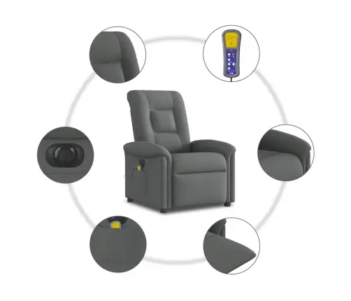 Elektriline Massaažitool, Tumehall, Kangas Elektriline Massaažitool, Tumehall, Kangas