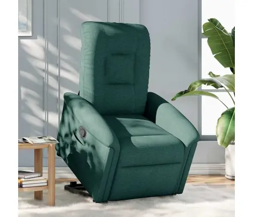 Püsti Tõusmist Toetav Tugitool, Tumeroheline, Kangas