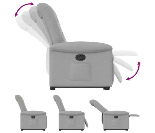 Püsti Tõusmist Toetav Tugitool, Pilvehall, Kangas