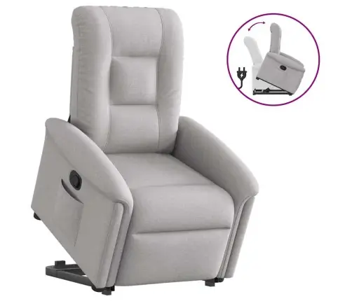 Püsti Tõusmist Toetav Tugitool, Pilvehall, Kangas