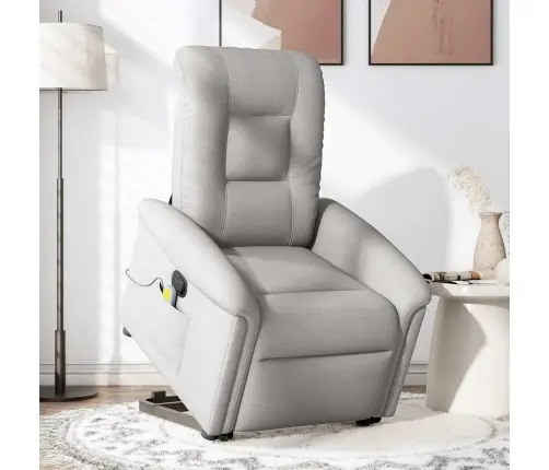 Püsti Tõusmist Toetav Massaažitool, Pilvehall, Kangas