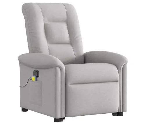 Püsti Tõusmist Toetav Massaažitool, Pilvehall, Kangas