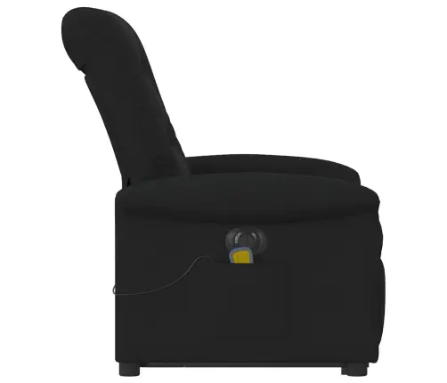 Elektriline Püstitõusmist Toetav Massaažitool, Must, Kangas