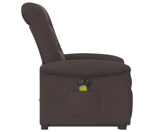 Elektriline Püstitõusmist Toetav Massaažitool, Tumehall, Kangas