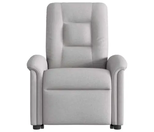 Elektrisks Stāvus Masāžas Atpūtas Krēsls Mākonis Pelēks Audums Vidaxl