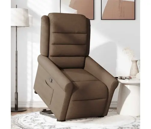 Püsti Tõusmist Toetav Tugitool, Pruun, Kangas