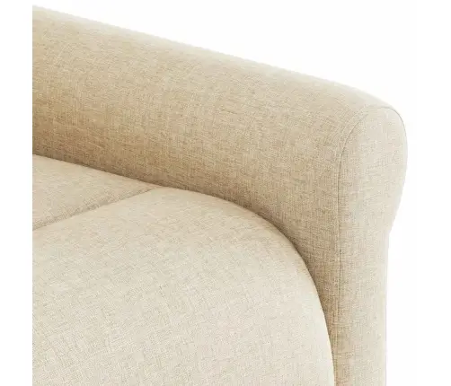 Atsistojantis Atlošiamas Krėslas, Kreminės Spalvos, Audinys