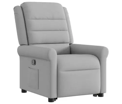 Atpūtas Krēsls Stāvus Krēsls Mākoņa Pelēks Audums Vidaxl