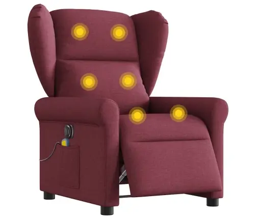 Elektriline Massaažitool, Veinipunane, Kangas