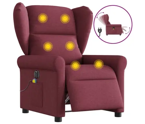 Elektriline Massaažitool, Veinipunane, Kangas