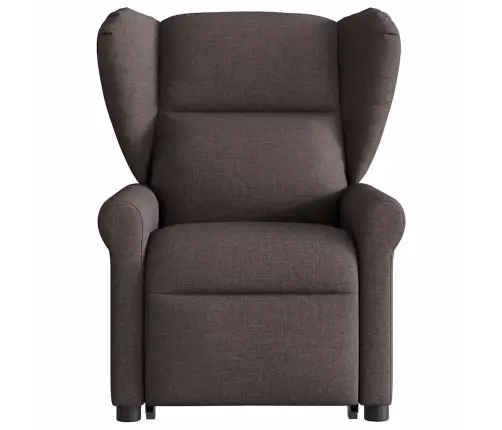 Püsti Tõusmist Toetav Tugitool, Tumepruun, Kangas