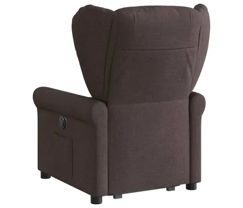 Püsti Tõusmist Toetav Tugitool, Tumepruun, Kangas