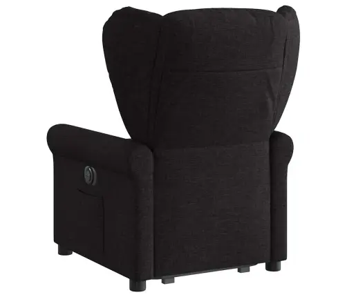 Elektrisks Atpūtas Krēsls, Paceļams, Atgāžams, Melns Audums Vidaxl Elektrisks Atpūtas Krēsls, Paceļams, Atgāžams, Melns Audums Vidaxl